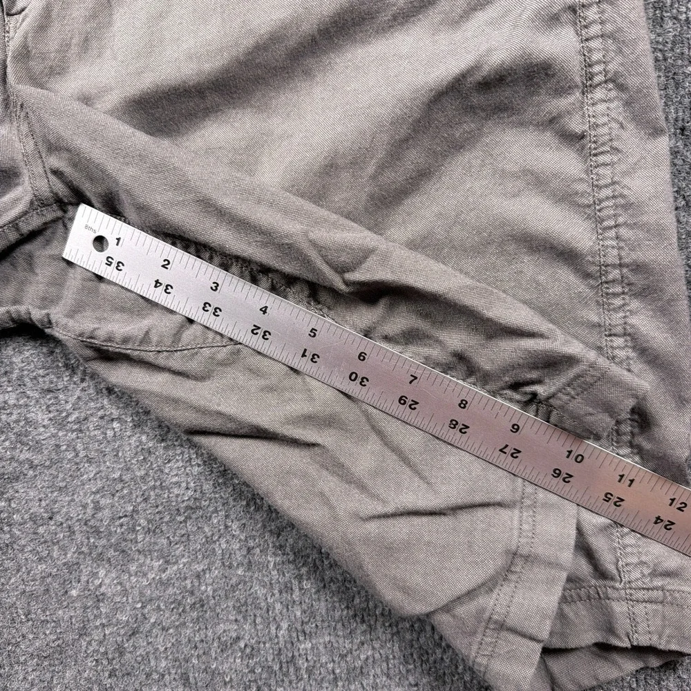Lululemon Commission Shorts Mens 34 Gray Cotton Blend Stretch Chino 10